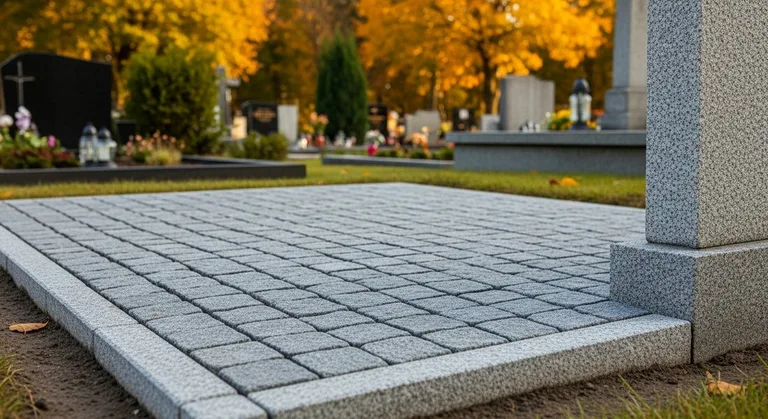 Мощение участка тёмной плиткой, образец ПМ029 в Нижнем Новгороде