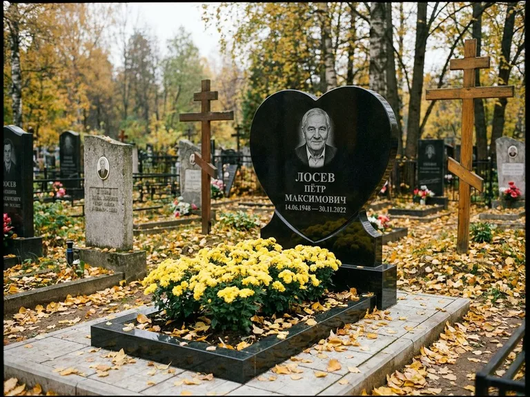 Керамический портрет пожилой женщины в Нижнем Новгороде