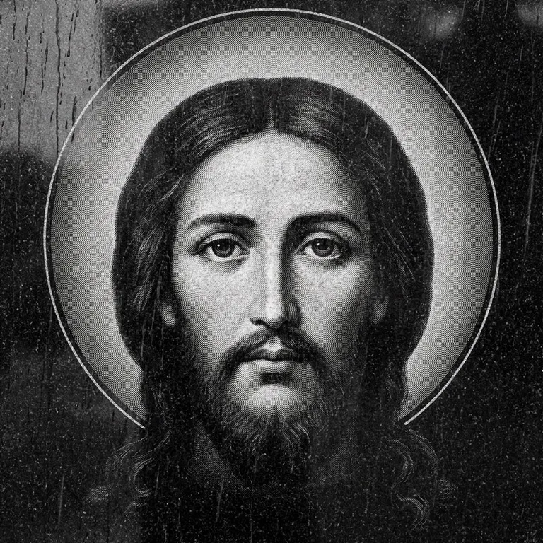 Эскиз иконы: «Моление о чаше» (полутон) — сюжетная композиция, гравировка на памятник в Нижнем Новгороде