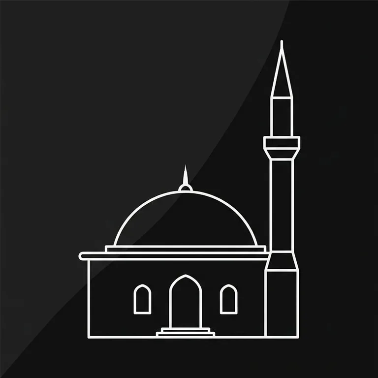 Эскиз: Одноминаретная — скромный силуэт сельской мечети в Нижнем Новгороде