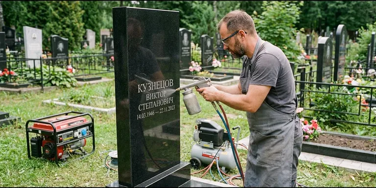 Гравировка с выездом — гравировка на памятник в Нижнем Новгороде