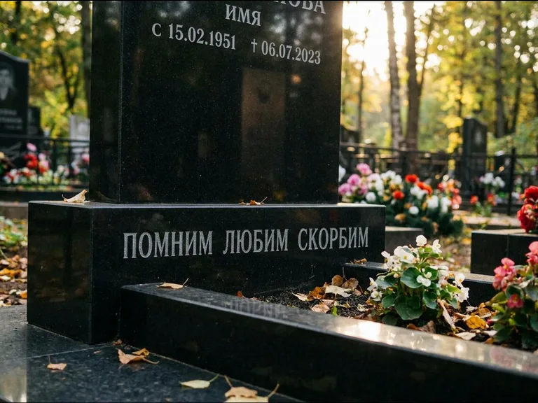 Эпитафия — гравировка с выездом на кладбище в Нижнем Новгороде