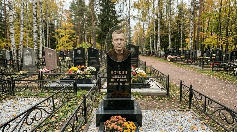 Портрет на стекле на вертикальной стеле в Нижнем Новгороде