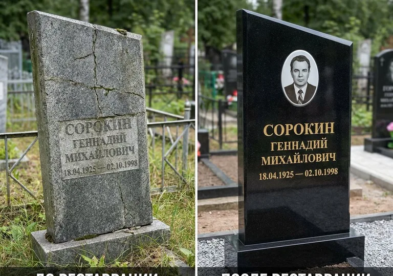 Полная реставрация старого памятника: до и после в Нижнем Новгороде