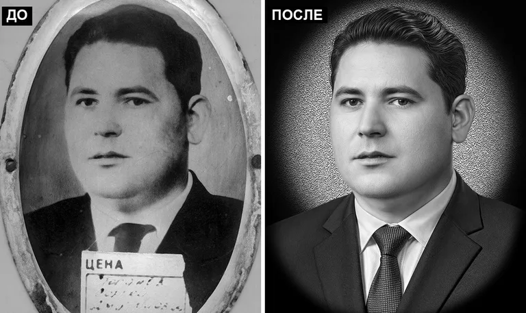 Ретушь фото на памятник — реставрация фотографии: до и после в Нижнем Новгороде