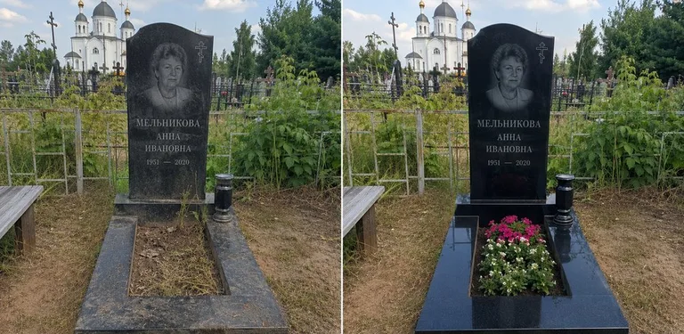 Мойка фигурного памятника до и после в Нижнем Новгороде
