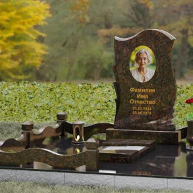 Светский гранитный вертикальный памятник П160 - П160