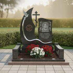 Мемориальный комплекс с крестом ПН129 - ПН129