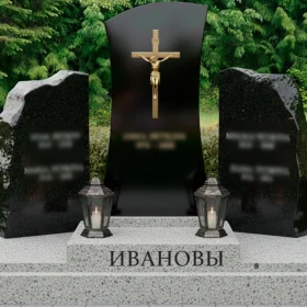 Вертикальный гранитный памятник для мемориального комплекса - ПН212