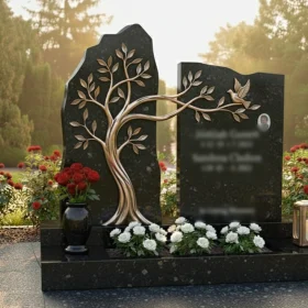 Комбинированный памятник на двоих - ПН234