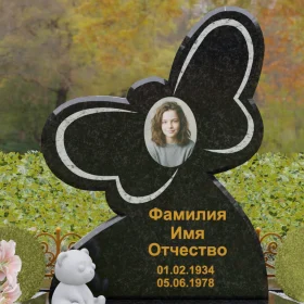 Светский вертикальный гранитный памятник на одного - П236