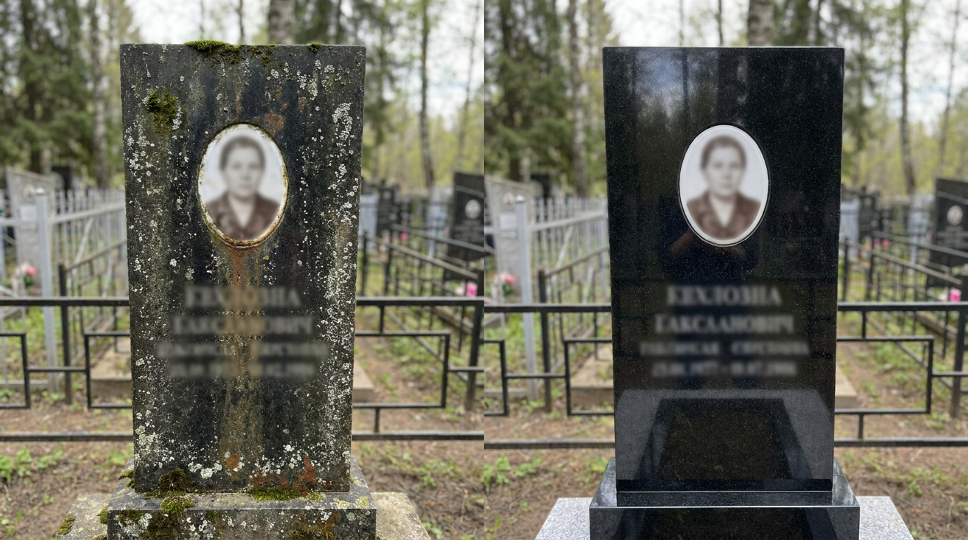 Реставрация памятника в Нижнем Новгороде — пример 1