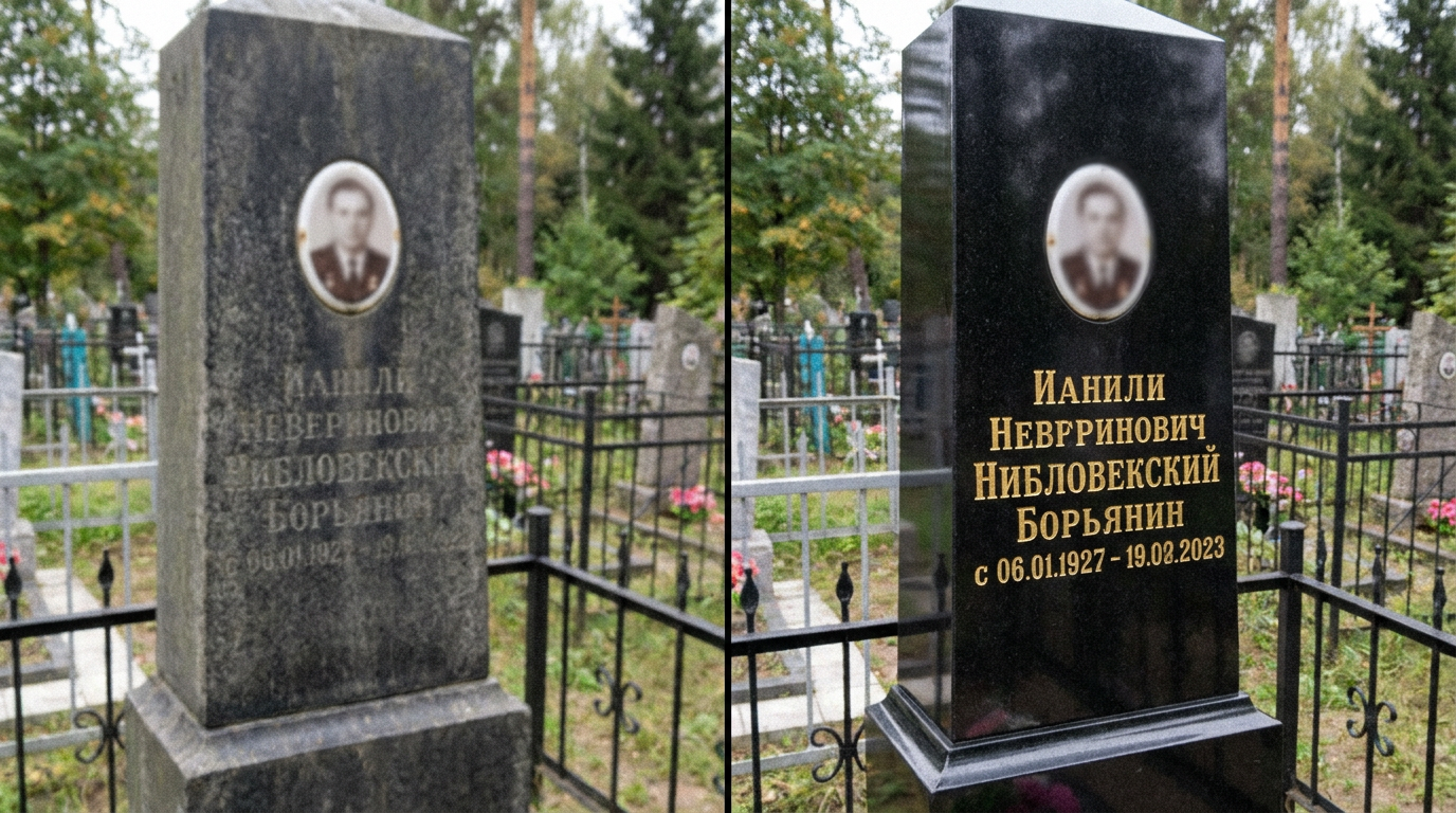 Реставрация памятника в Нижнем Новгороде — пример 2