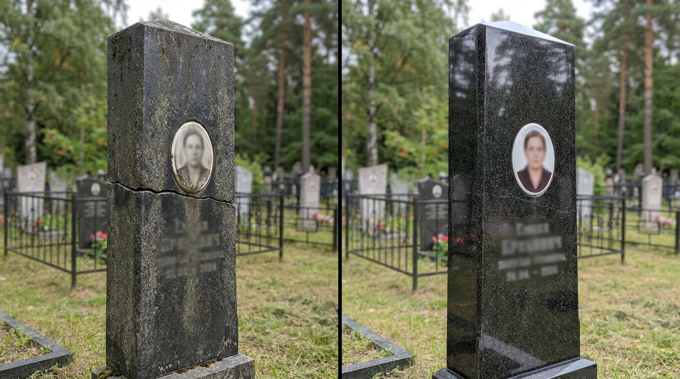 Реставрация памятника в Нижнем Новгороде — пример 4