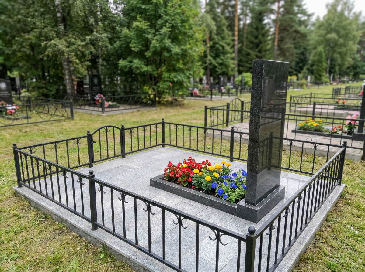 Уборка могилы в Нижнем Новгороде — пример 3