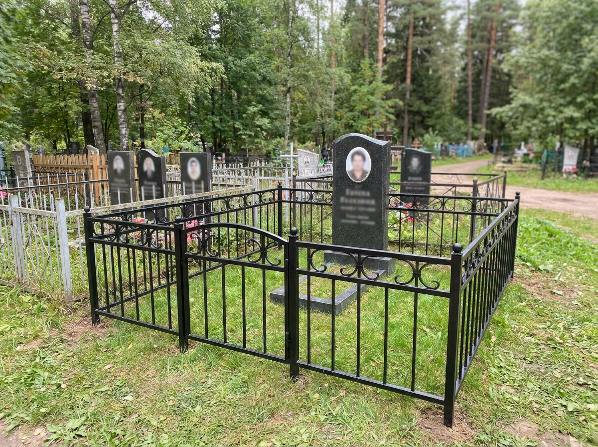 Установка ограды в Нижнем Новгороде — пример 4